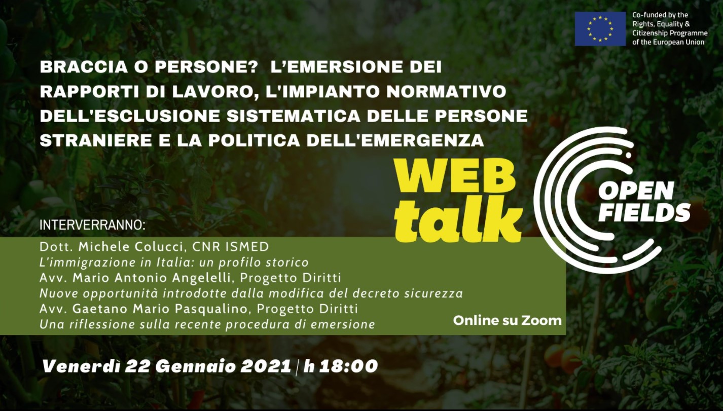 OpenFields incontro web 2